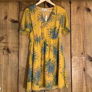 Madewell Floral Mini Dress